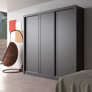 Guarda-Roupa Bartira Village com 3 Portas, 4 Gavetas e 243,1cm de Largura