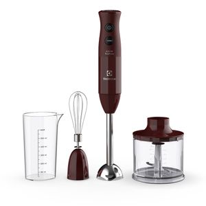 Mixer 3 em 1 Electrolux Vermelho Escuro 600W Haste em Inox e Tecnologia TruFlow (EIB21)