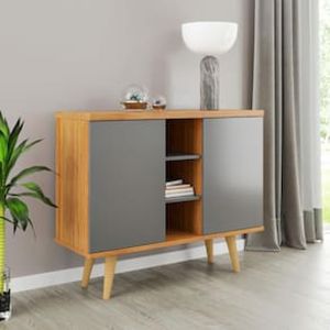 Buffet Viero Ulisses com 2 portas e 4 prateleira - 101cm de largura
