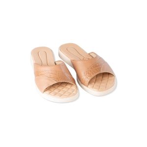 Rasteirinha casual conforto em couro Selene