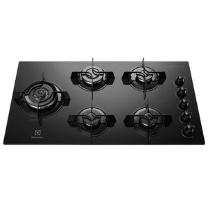 Cooktop 5 Bocas Electrolux a Gás com Tripla Chama (KE5TD)