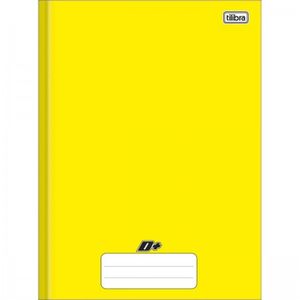 Caderno Brochurão 48Fls Amarelo D Mais 116769 - Tilibra