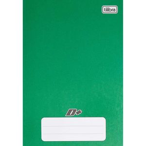 Caderno Brochura 1/4 Capa Dura 96 Folhas D+ Verde - Tilibra