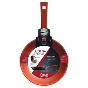 Frigideira ColorStone 26cm Terracota ALU8358-TC - Euro Home