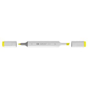 Caneta Graf Duo Marcador Artístico 2 Pontas Yellow - Sertic