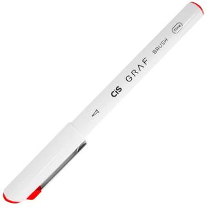 Caneta Graf Brush Fine Marcador Artístico Vermelha - Cis