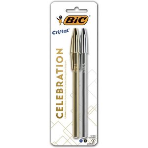 Caneta Esferográfica Cristal Celebration c/ 2 Unidades - Bic