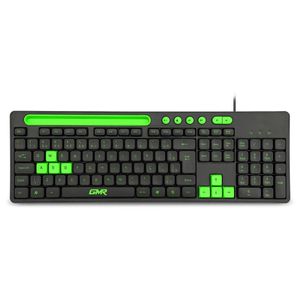 Teclado Gamer GK-120 Preto/Verde TC265 - Multilaser