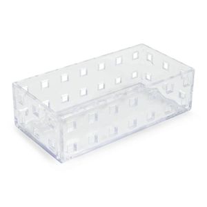 Cesto Organizador Empilhável 14x7x4,3cm BE4021 - Milk