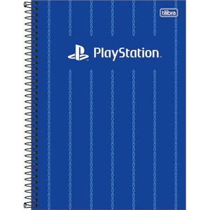 Caderno Univ. 10 Matérias 160Fls PlayStation Capa 1 -Tilibra