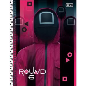 Caderno Univ. 10 Mat. 160 folhas Round 6 Capa 2 - Tilibra