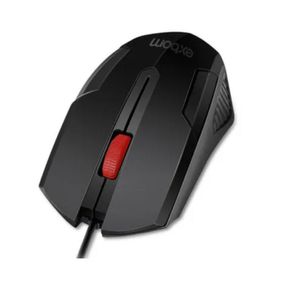 Mouse Óptico c/ Fio USB 1200dpi Preto MS-71 - Exbom