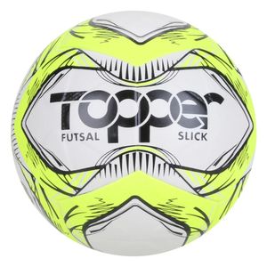 Bola de Futsal Slick Amarelo Neon e Branco 5167 - Tooper