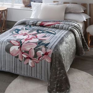 Cobertor Raschel Double Action Almeria 220X240CM - Jolitex