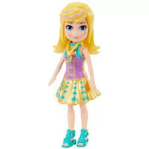 Polly Pocket Boneca Básica Vestido Colorido - Mattel