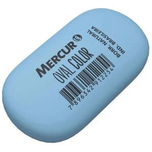Borracha Oval Color Azul - Mercur