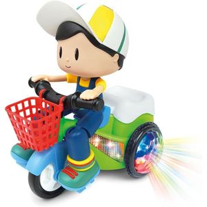 Carro Bate Volta Bob no Triciclo C/ Música Luzes - DMToys