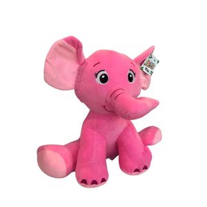 Bicho de Pelúcia Zoo 35cm Elefante Rosa - Unik Toys