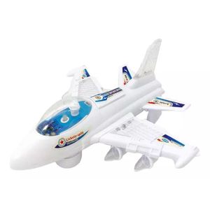 Brinquedo Infantil Avião Bate Volta Luz e Som - WellKids