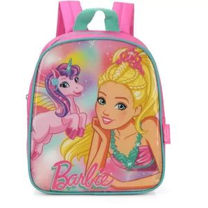 Mochila Infantil Barbie Verde IS38967BB - Luxcel