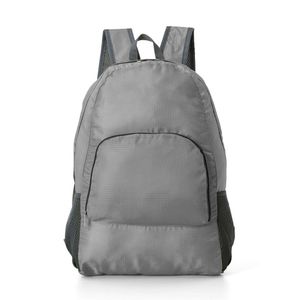 Mochila Nylon Dobravel Impermeável 21L Cinza - QUANHE