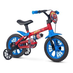 Bicicleta Infantil Menino Aro 12 Homem Aranha - Nathor