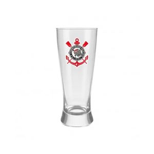 Copo Lager Cerveja/Chopp Time Corinthians 300ml - Allmix