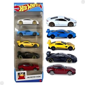 Carrinhos Hot Wheels HW Motor Show 1806 com 5 Carros- Mattel