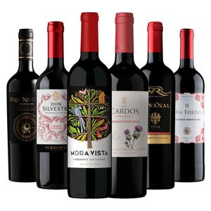 Kit 6 Vinhos Cabernets Sauvignons do Mundo