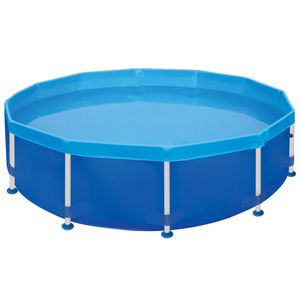 Piscina Armação 4500l Circular Azul Mor