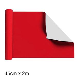 Plástico Adesivo Vermelho 2m x 45cm  - GekkoFix