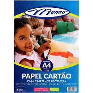 Papel Cartão Duplex 210g 20 Folhas - Menno