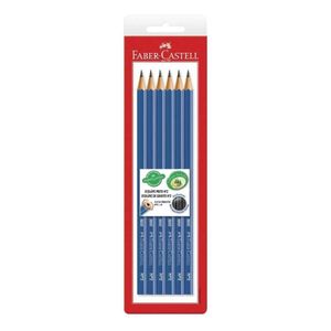 Ecolápis Grafite Nº2 Max 6 unidades - Faber Castell