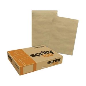 Envelope Saco Kraft Natural 24x34cm c/100 un - Scrity