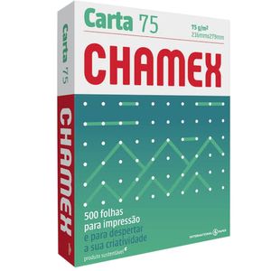 Papel Sulfite Carta 75g 500 Folhas - Chamex