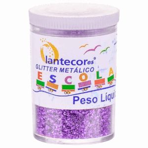 Glitter Metálico Tubinho 3g Roxo - Lantecor