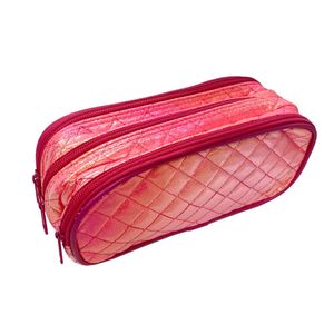 Estojo Triplo Matelasse Furtacor Rosa - Win Paper
