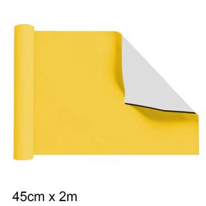 Plástico Adesivo Amarelo 2m x 45cm  - GekkoFix