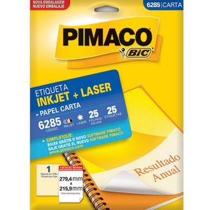 Etiqueta Ink-Jet Laser 6285-Pimaco