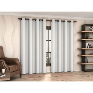 Cortina Top Casa Liso Branca 2.80MX1.70M - Salehtex