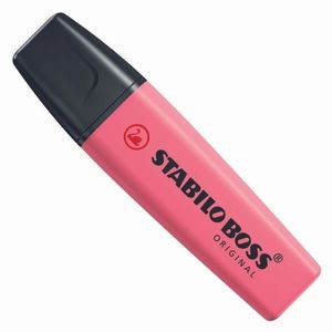 Marca Texto Boss Tom Pastel Neon Rosa Cereja - Stabilo