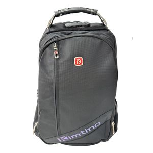 Mochila Casual 18" Notebook Trava Cadeado - Preto- Kimtino