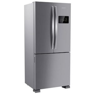 Geladeira Brastemp French Door BRO85AK Frost Free com Tecnologia Inverter, Turbo Freezer e Design Premium Inox  554 L