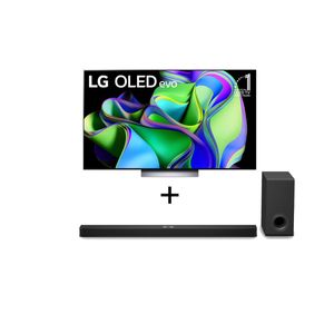 Combo Smart TV LG OLED evo C3 77 4K, 2023 + Soundbar LG S90TY