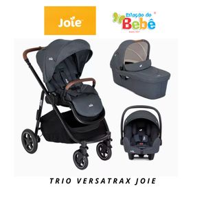 VERSATRAX - E JOIE MOONLIGHT - TRIO - CARRINHO + BEBÊ CONFORTO + MOISÉS