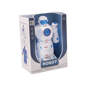 Robô SuperBot c/ Som Luz Movimento Branco PI3925 - Pica Pau