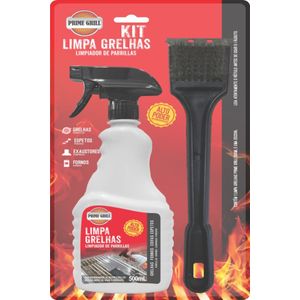 Kit Limpeza Grelha Prime Grill