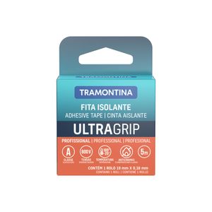 Fita Isolante Classe A 0,18x19 mm Tramontina Preta 5 m