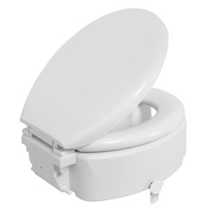 Assento Polipropileno Elevado Com Trava Fechado Branco Astra