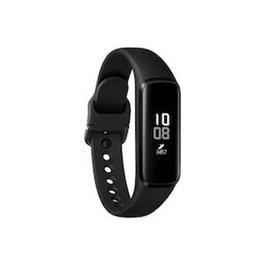 Galaxy Fit E Samsung Preto com Bluetooth, Sensor de Frequência Cardíaca e Resistência à água